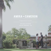 Amira + Cameron Engagement | Private Estate - Palm Springs, Ca
